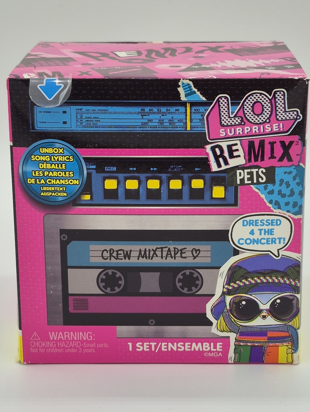 🎵 LOL Surprise Remix Pets Mystery Box NEW Sealed Music Toy Damaged Box